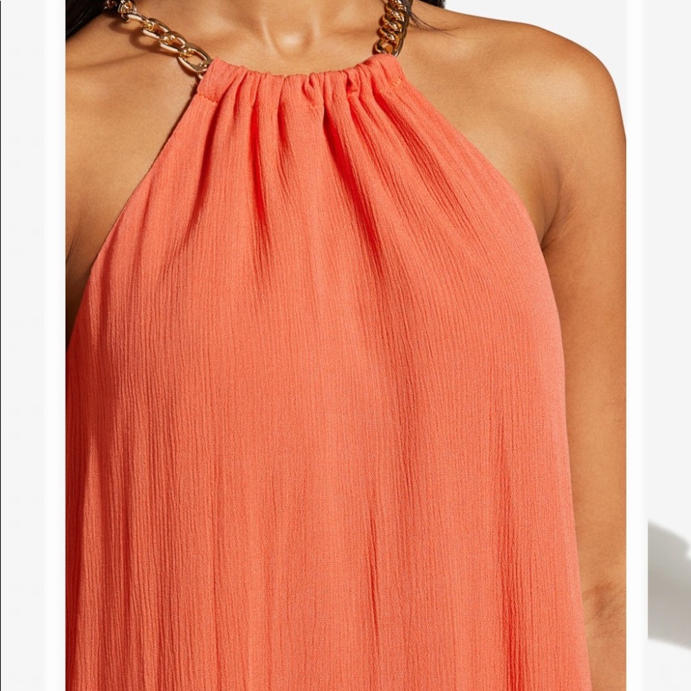 Maxi Dress in Hot Coral XS - Picture 3 of 6